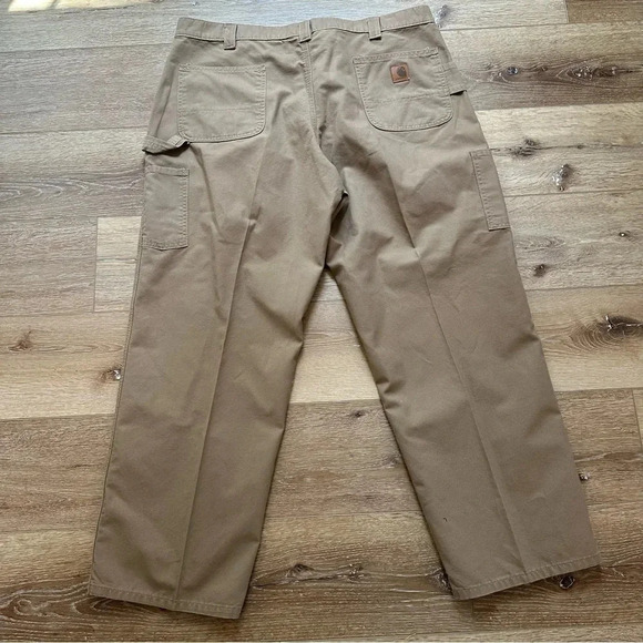 Carhartt Original Dungaree Fit Khaki Men's Pants Size 42x 30 - Picture 10 of 10